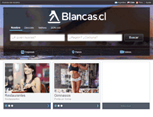 Tablet Screenshot of blancas.cl